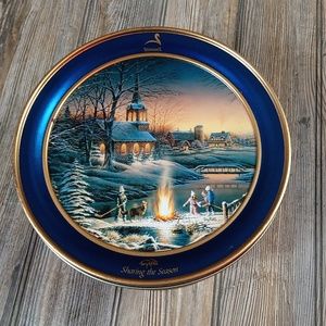 Schwans Terry Redlin Sharing The Season Limited Edition Round Tin Cookie